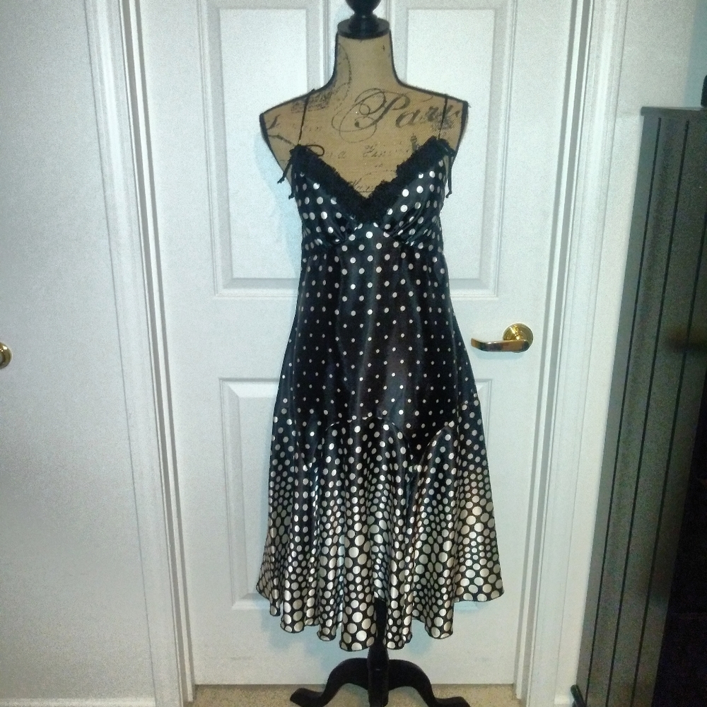 (NWOT) Polka dot ombre dress